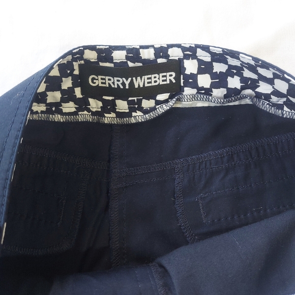 Gerry Weber Straight Leg 4 Pocket Pants Midrise Navy, 34 - Picture 5 of 9